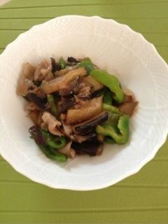 茄子とピーマンのコチジャン味噌炒め煮-レシピのメイン写真