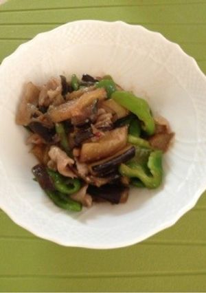 茄子とピーマンのコチジャン味噌炒め煮-レシピのメイン写真