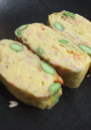 ちょっとリッチな厚焼き玉子-レシピのメイン写真