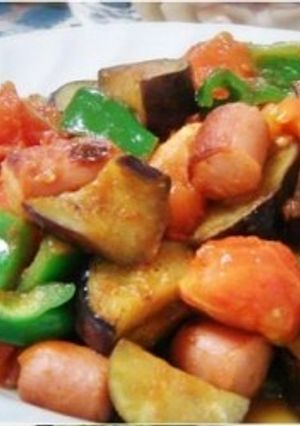 トマト・茄子・ピーマンで野菜の彩り-レシピのメイン写真
