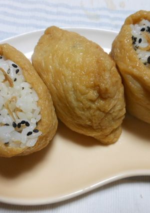 山椒ちりめんの佃煮入り…「おいなりさん」-レシピのメイン写真