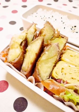 お弁当に♫ポテトのソース肉巻き♡-レシピのメイン写真