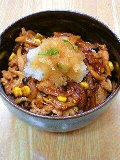 焼き肉味の豚どん★冷蔵庫のおかたづけ★-レシピのメイン写真