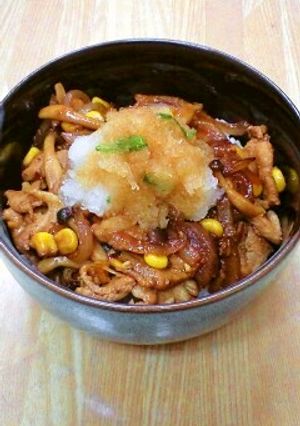 焼き肉味の豚どん★冷蔵庫のおかたづけ★-レシピのメイン写真