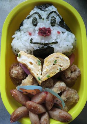 キャラ弁♪おむすびまん-レシピのメイン写真