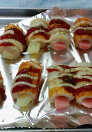 お弁当＊おつまみ　ギョニポテinちくわ-レシピのメイン写真
