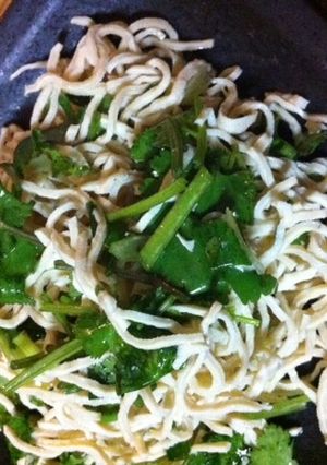 干豆腐の香菜和え-レシピのメイン写真