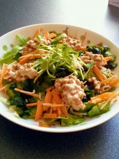 栄養満点!納豆サラダ-レシピのメイン写真