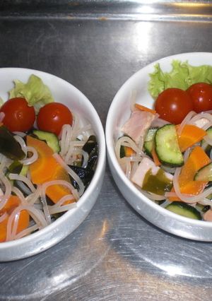 ツルンとおいしいマロニーサラダ-レシピのメイン写真
