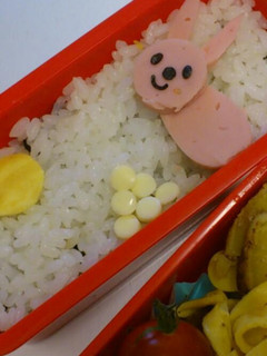 キャラ弁☆ソーセージでうさぎちゃん-レシピのメイン写真