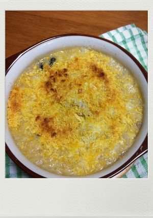 簡単一人飯☆チーズいっぱいドリアリゾット-レシピのメイン写真