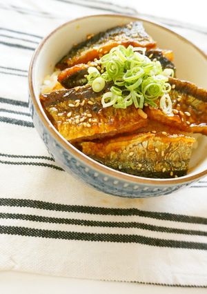 さんまの甘辛コチュ丼-レシピのメイン写真