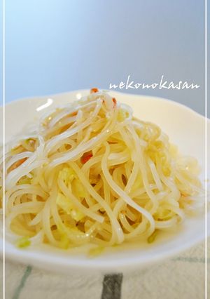 キャベツとカニカマの酢の物＊マロニー入り-レシピのメイン写真