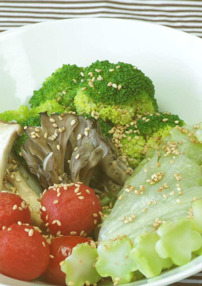 秋の蒸し野菜-レシピのメイン写真