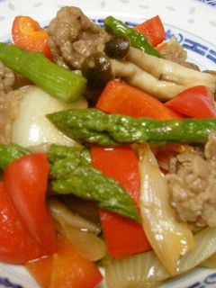 牛肉とあるもの野菜で炒め物-レシピのメイン写真