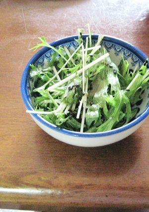 水菜の胡麻&ポン酢和え-レシピのメイン写真