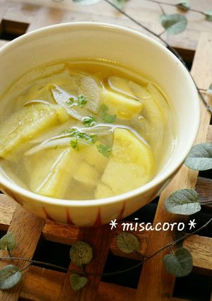 m茄子のコンソメスープ-レシピのメイン写真