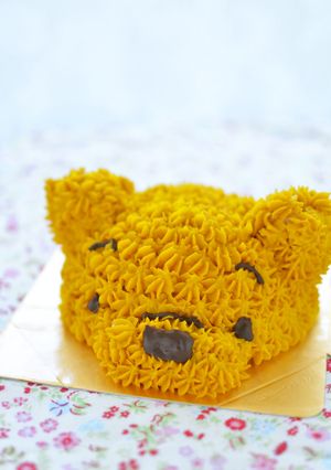 プーさんのキャラケーキかぼちゃモンブラン-レシピのメイン写真