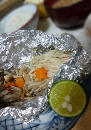 秋サケのきのこたっぷりホイル焼き-レシピのメイン写真