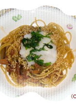 山くらげと大根おろしのパスタ-レシピのメイン写真