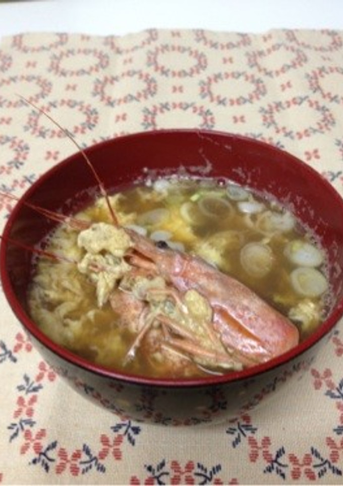 だしがサイコー！えびの頭汁-レシピのメイン写真