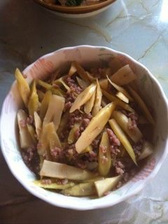 たけのこと豚ひき肉の炒め煮-レシピのメイン写真
