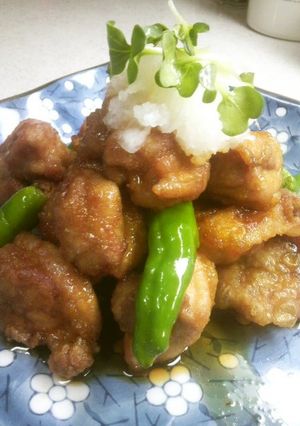 人気メニュー☆鶏肉の甘酢タレ☆食が進む~-レシピのメイン写真