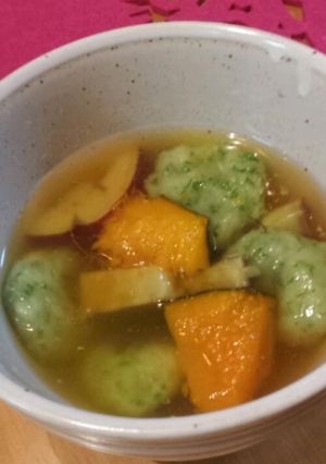 満腹感アップ！温か彩り野菜スープ♪-レシピのメイン写真