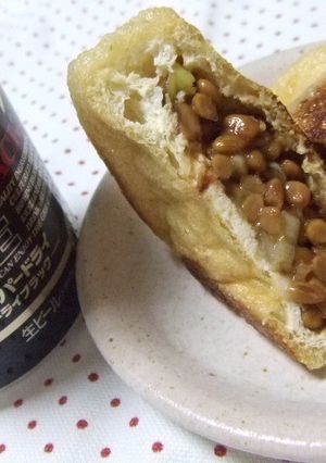 ビールのお供に♪チーズ入り揚げ納豆-レシピのメイン写真