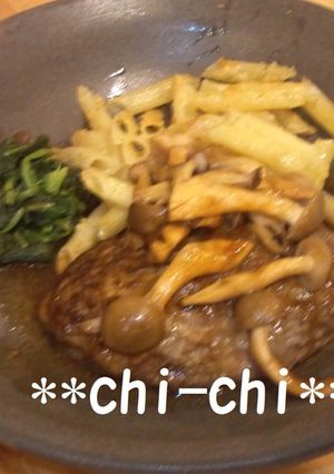 ハンバーグ-レシピのメイン写真