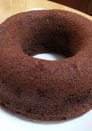 チョコバナナのエンゼルケーキ♪-レシピのメイン写真