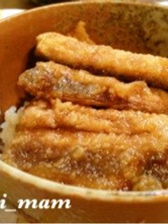 骨まで食べれる★秋刀魚の蒲焼き丼-レシピのメイン写真