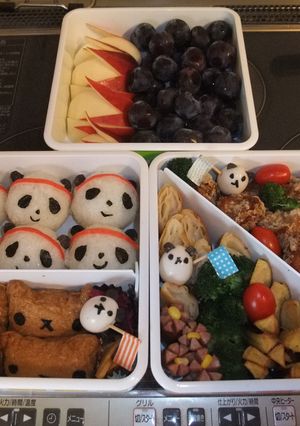 運動会用☆応援パンダ弁当-レシピのメイン写真