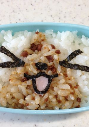 超簡単キャラ弁☆アイルー　モンハン-レシピのメイン写真
