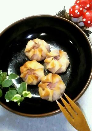 ＊トースターで紅ポテ餃子＊-レシピのメイン写真
