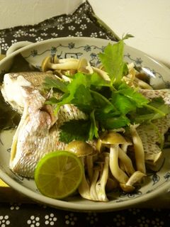鯛としめじの酒蒸し・小料理屋風-レシピのメイン写真