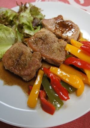 豚ヒレ肉のソテー　バルサミコ酢ソースがけ-レシピのメイン写真