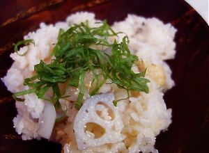 レンコンとたらこの炊き込みご飯-レシピのメイン写真