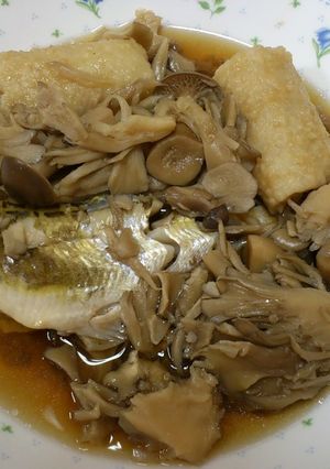 ハタハタときのこのきりたんぽ鍋もどき-レシピのメイン写真