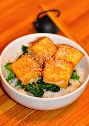 ズボラな揚げ出し豆腐丼♪-レシピのメイン写真