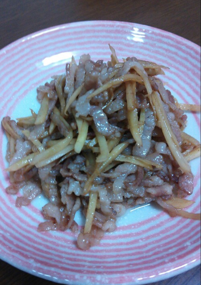 しょうがの炒め物-レシピのメイン写真
