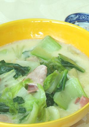ベーコンと白菜のクリーム煮-レシピのメイン写真
