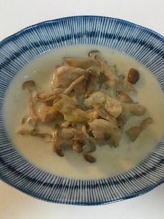 圧力鍋で☆キノコと鶏肉のクリーム煮-レシピのメイン写真