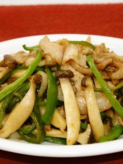 豚肉とエリンギのチンジャオロース風-レシピのメイン写真
