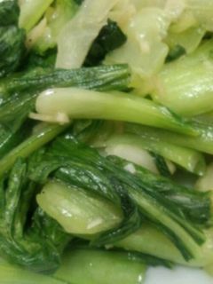 青梗菜のニンニク炒め-レシピのメイン写真