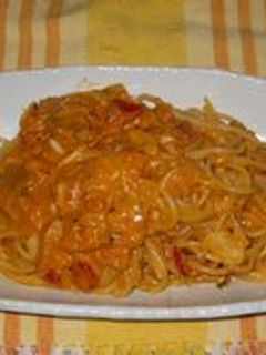 トマトクリームソースのパスタ-レシピのメイン写真