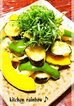 秋野菜の焼き浸し☆-レシピのメイン写真