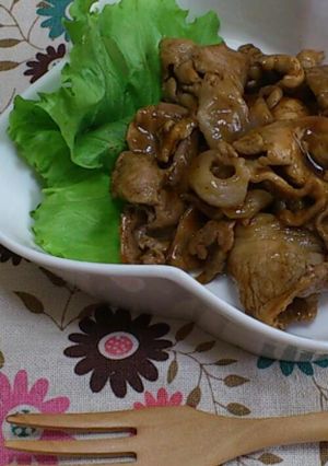 わぁい♪簡単だぁ♪豚肉のソース焼き-レシピのメイン写真