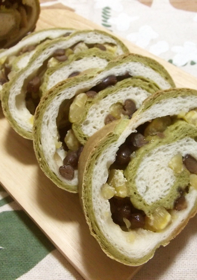 栗と抹茶のパン-レシピのメイン写真