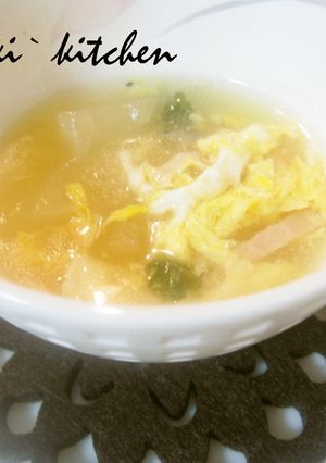 ぱぱっと5分！冬瓜スープde離乳食にも♪-レシピのメイン写真